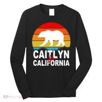 Caitlyn For California Retro Cali Bear Long Sleeve Shirt thumb 0