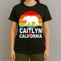 Caitlyn For California Retro Cali Bear T-Shirt thumb 4