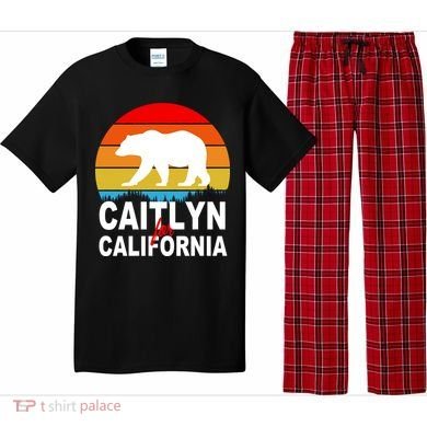 Caitlyn For California Retro Cali Bear Pajama Set