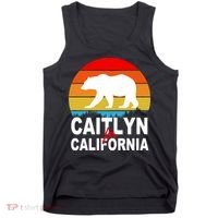 Caitlyn For California Retro Cali Bear Tank Top thumb 0