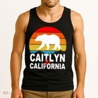 Caitlyn For California Retro Cali Bear Tank Top thumb 3