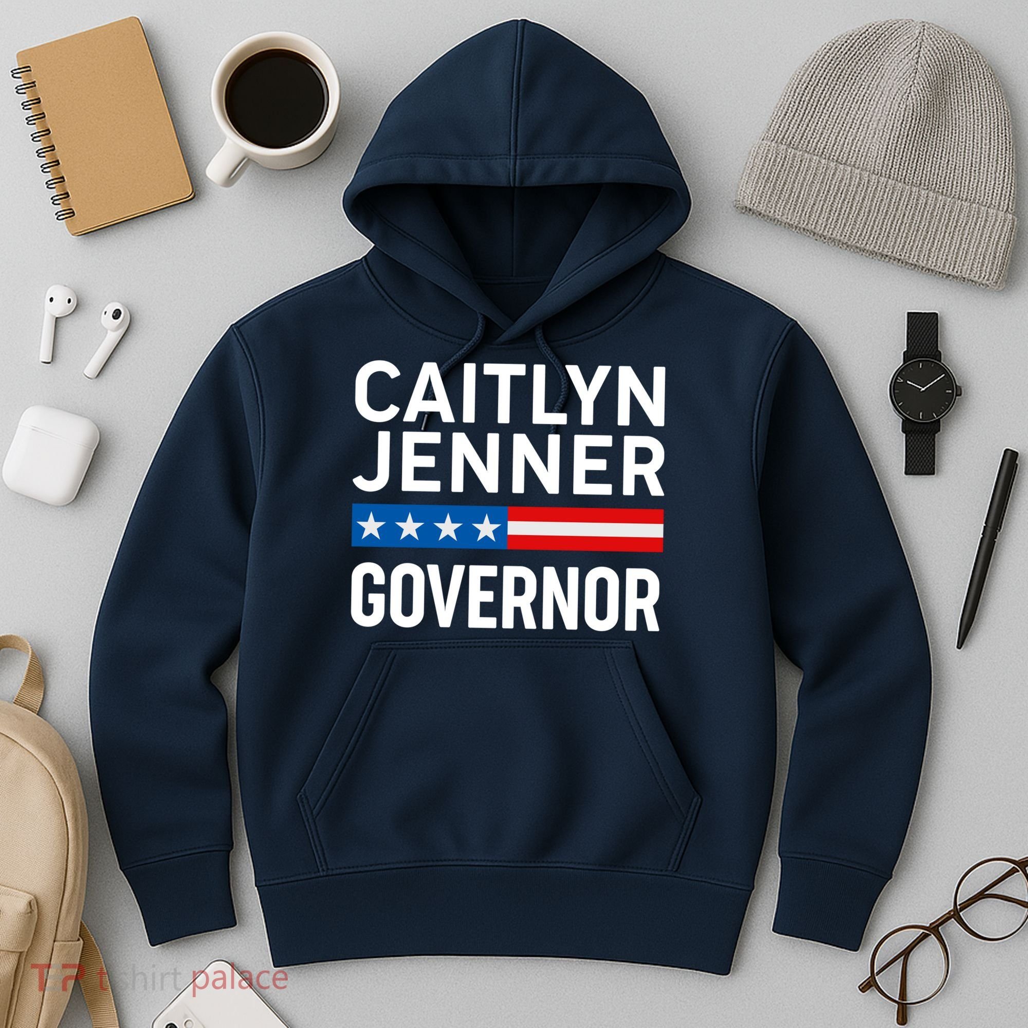 Caitlyn Jenner Governor Election Logo Hoodie