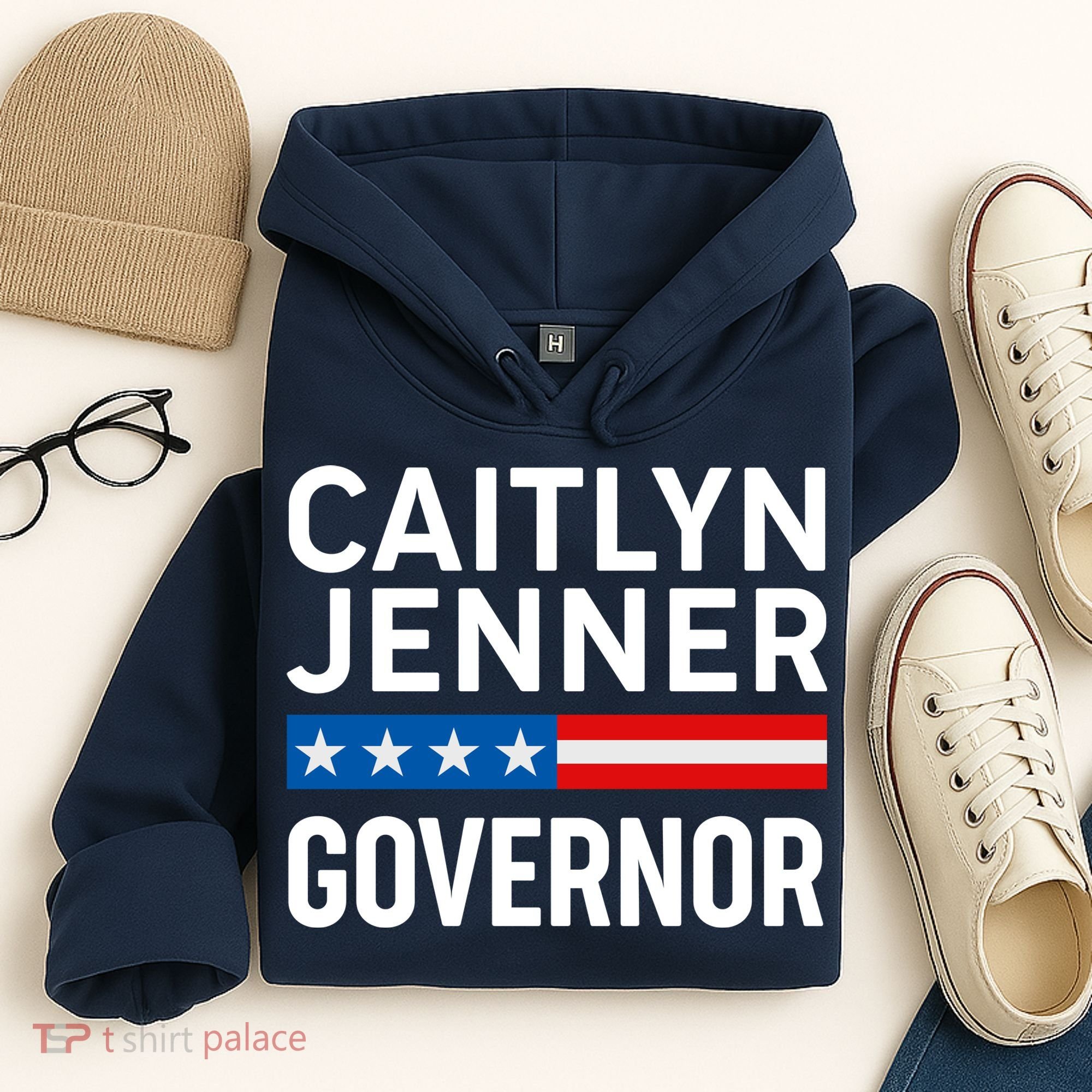 Caitlyn Jenner Governor Election Logo Hoodie