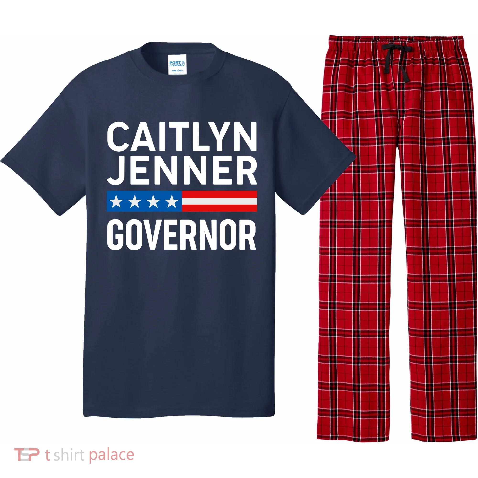 Caitlyn Jenner Governor Election Logo Pajama Set