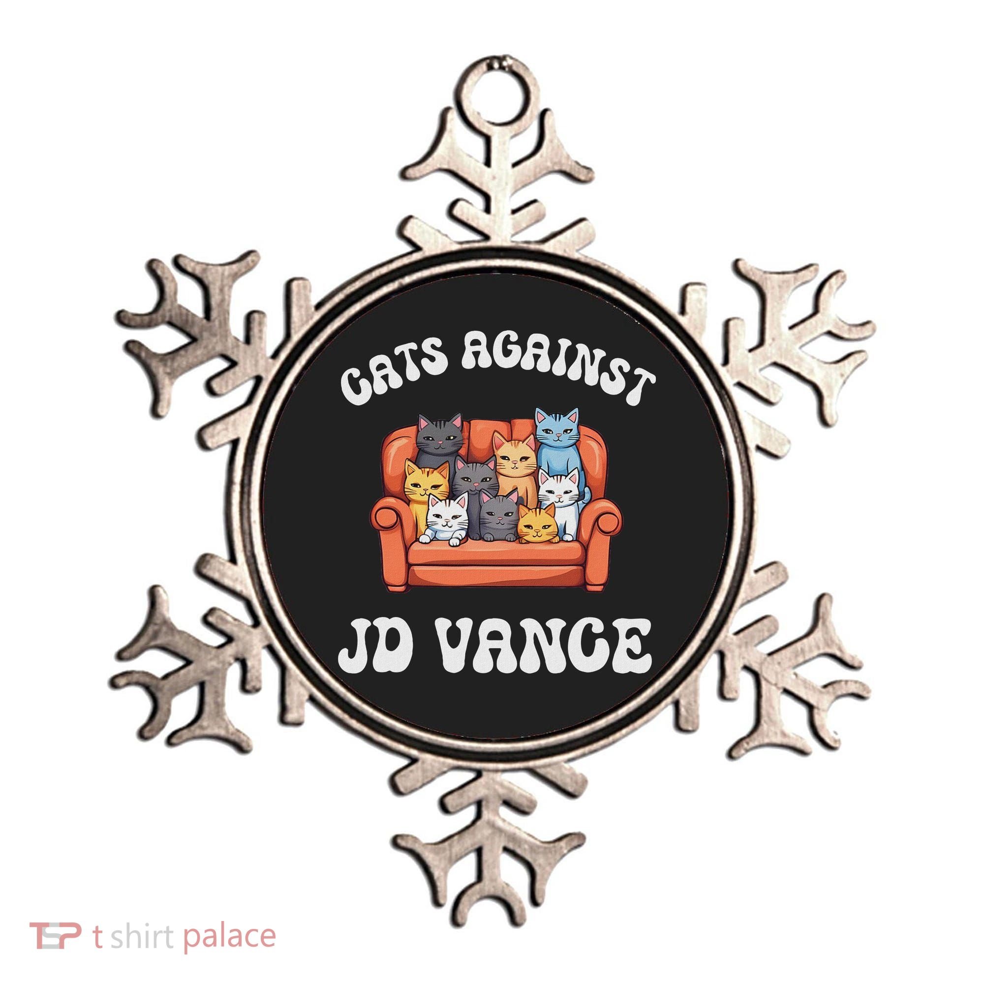 Cats Against Jd Vance Childless Cat Lady Couch Liberal Vote Ornament