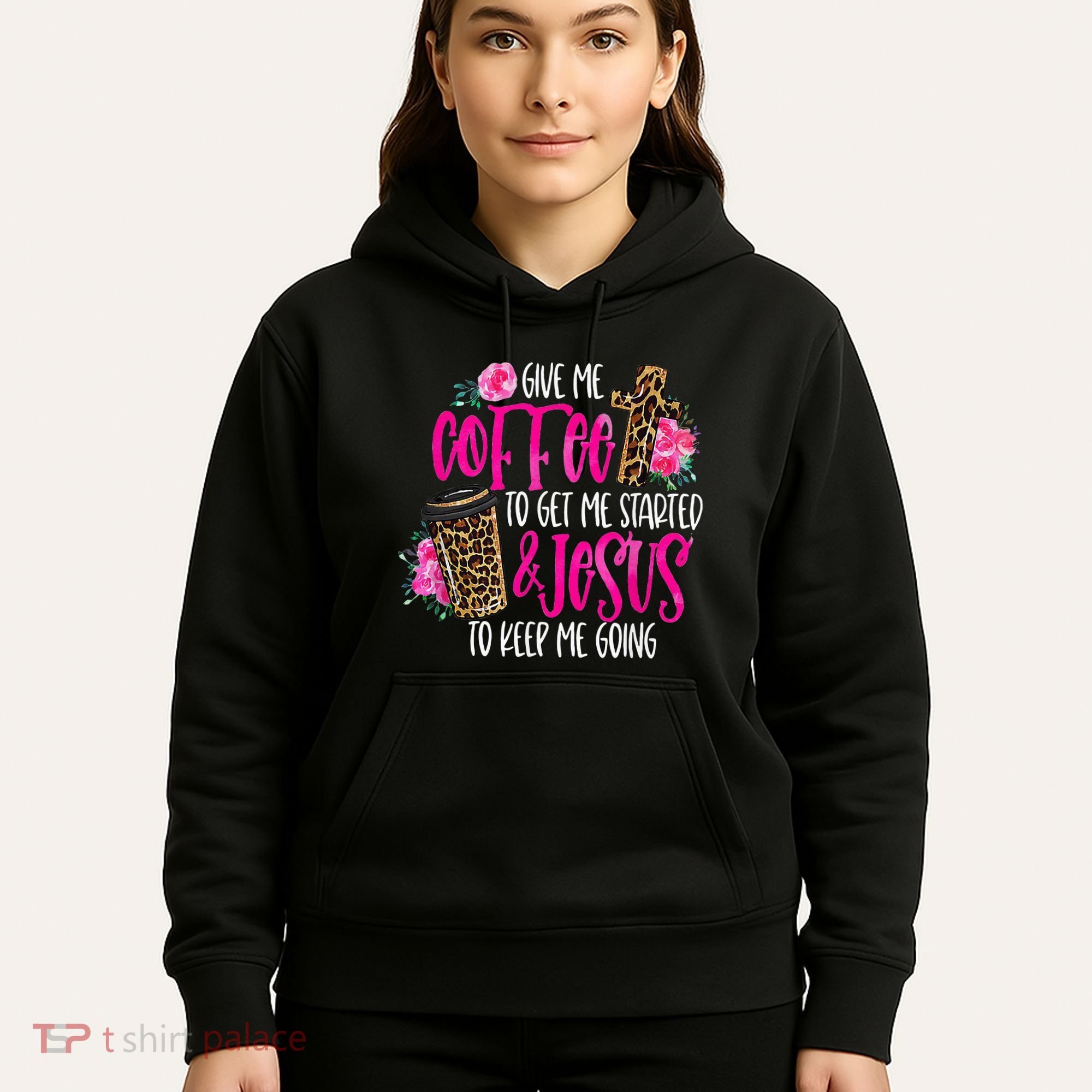 Coffee And Jesus Misses Plus Size Teacher Hoodie