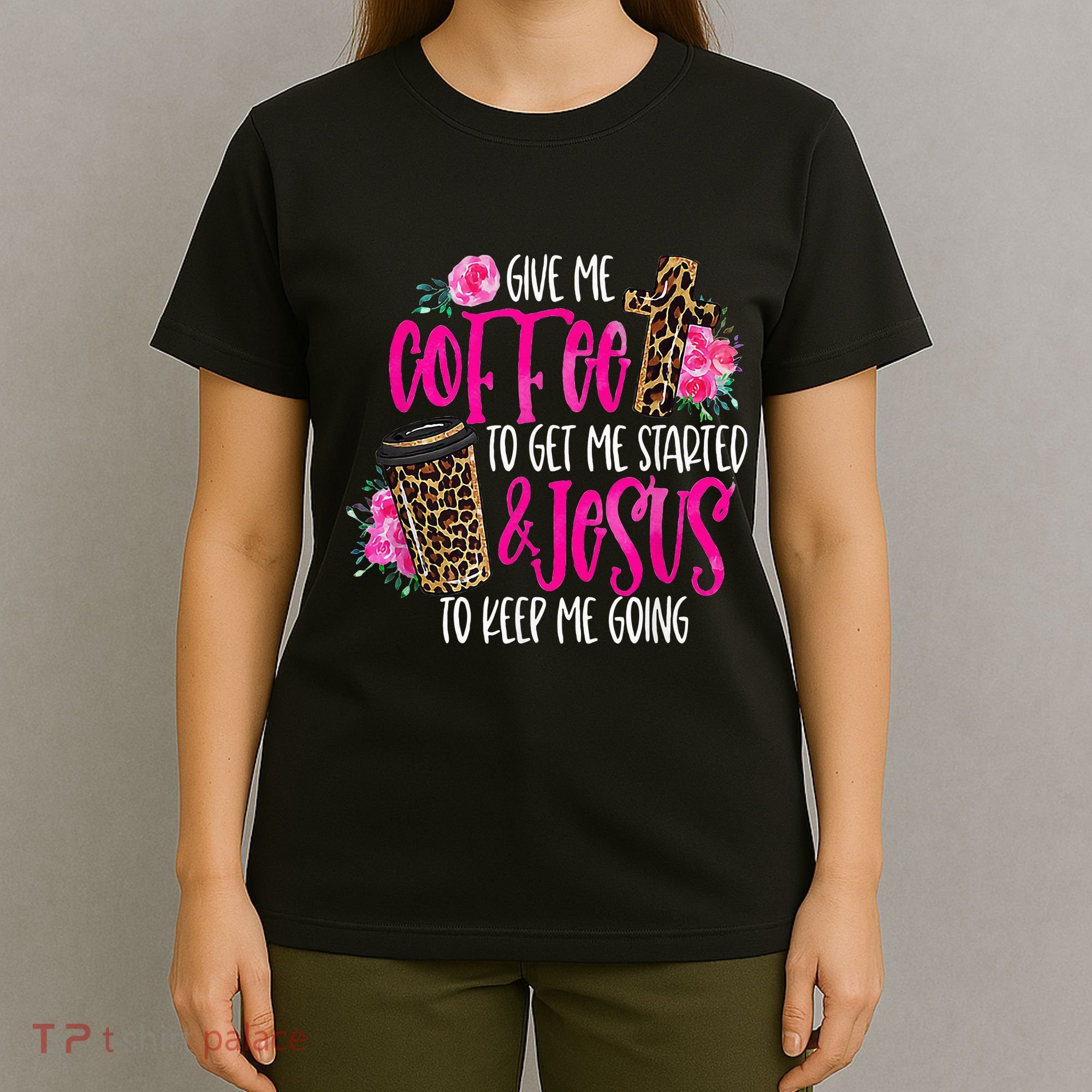 Coffee And Jesus Misses Plus Size Teacher T-Shirt