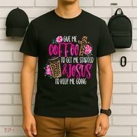 Coffee And Jesus Misses Plus Size Teacher T-Shirt thumb 6