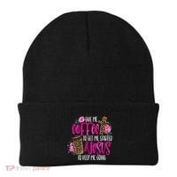Coffee And Jesus Misses Plus Size Teacher Beanie thumb 0
