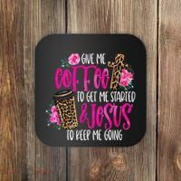 Coffee And Jesus Misses Plus Size Teacher Coaster thumb 0