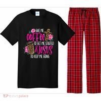Coffee And Jesus Misses Plus Size Teacher Pajama Set thumb 0