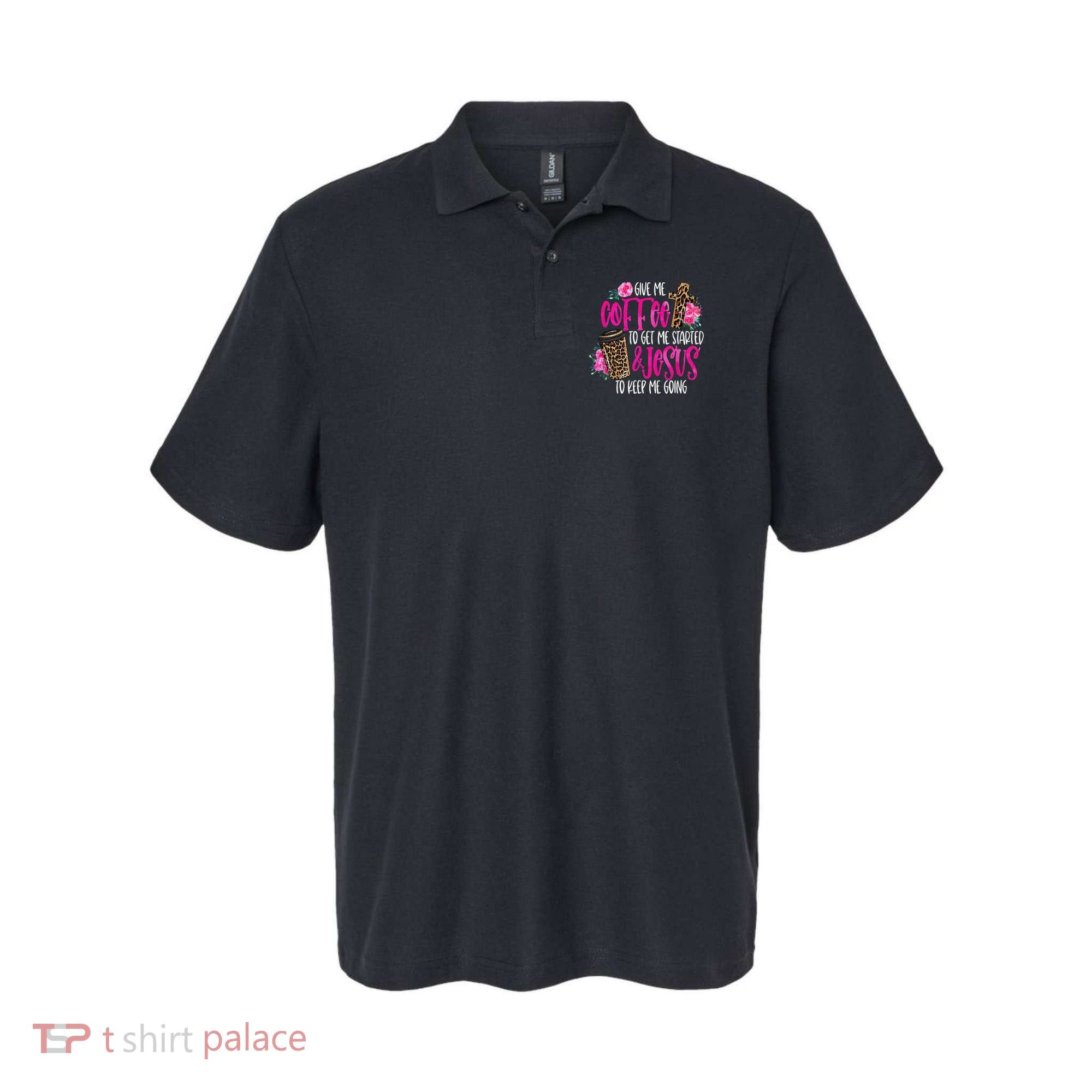 Coffee And Jesus Misses Plus Size Teacher Polo