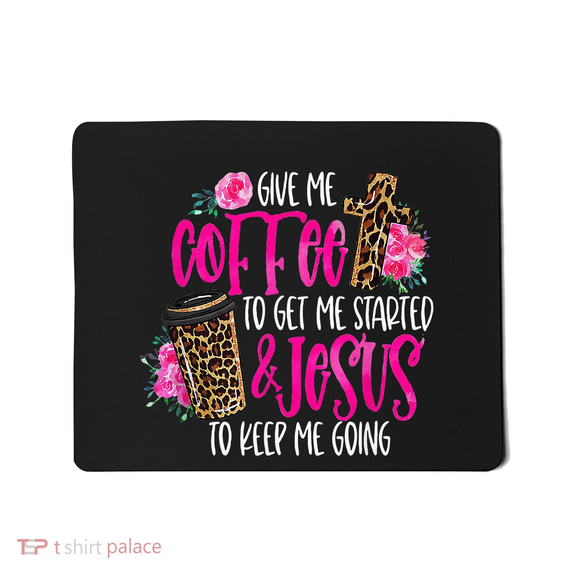 Coffee And Jesus Misses Plus Size Teacher Mousepad