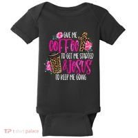 Coffee And Jesus Misses Plus Size Teacher Baby Bodysuit thumb 0