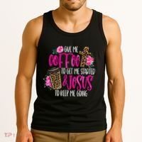 Coffee And Jesus Misses Plus Size Teacher Tank Top thumb 3