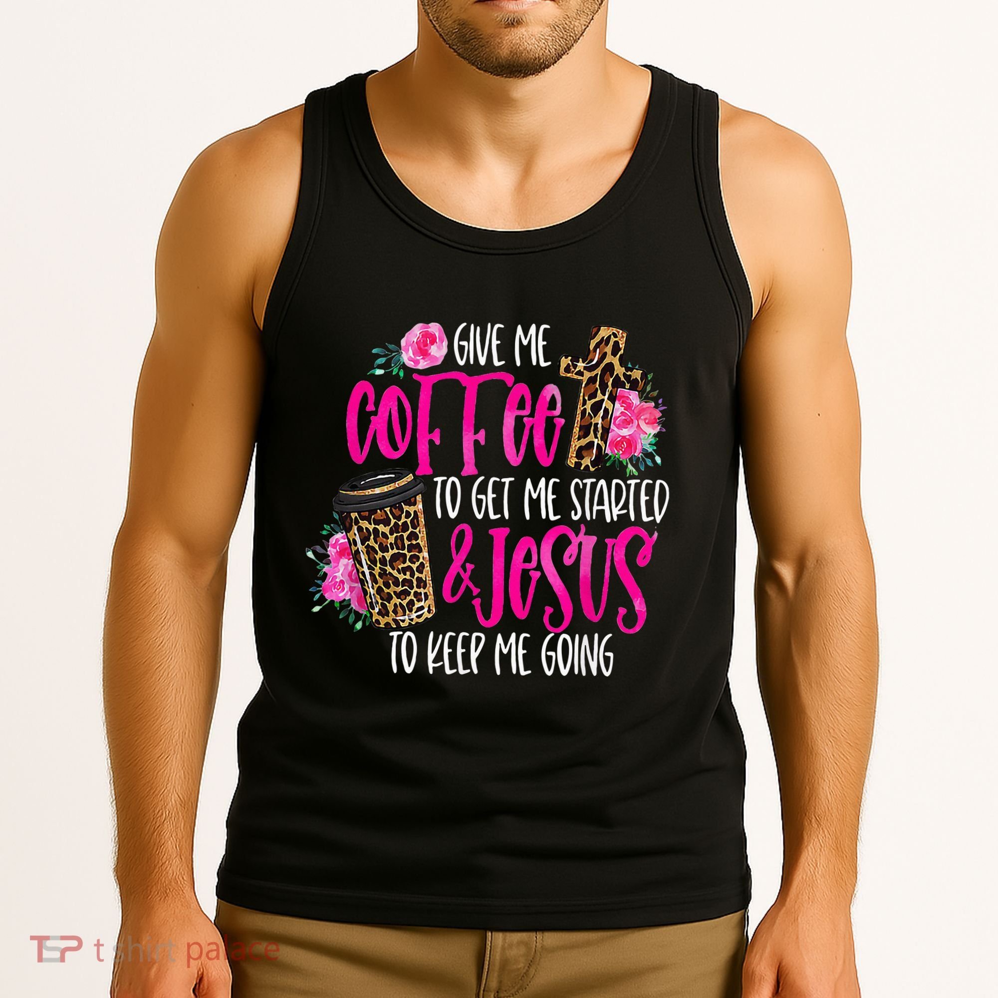 Coffee And Jesus Misses Plus Size Teacher Tank Top