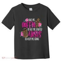 Coffee And Jesus Misses Plus Size Teacher Toddler T-Shirt thumb 0