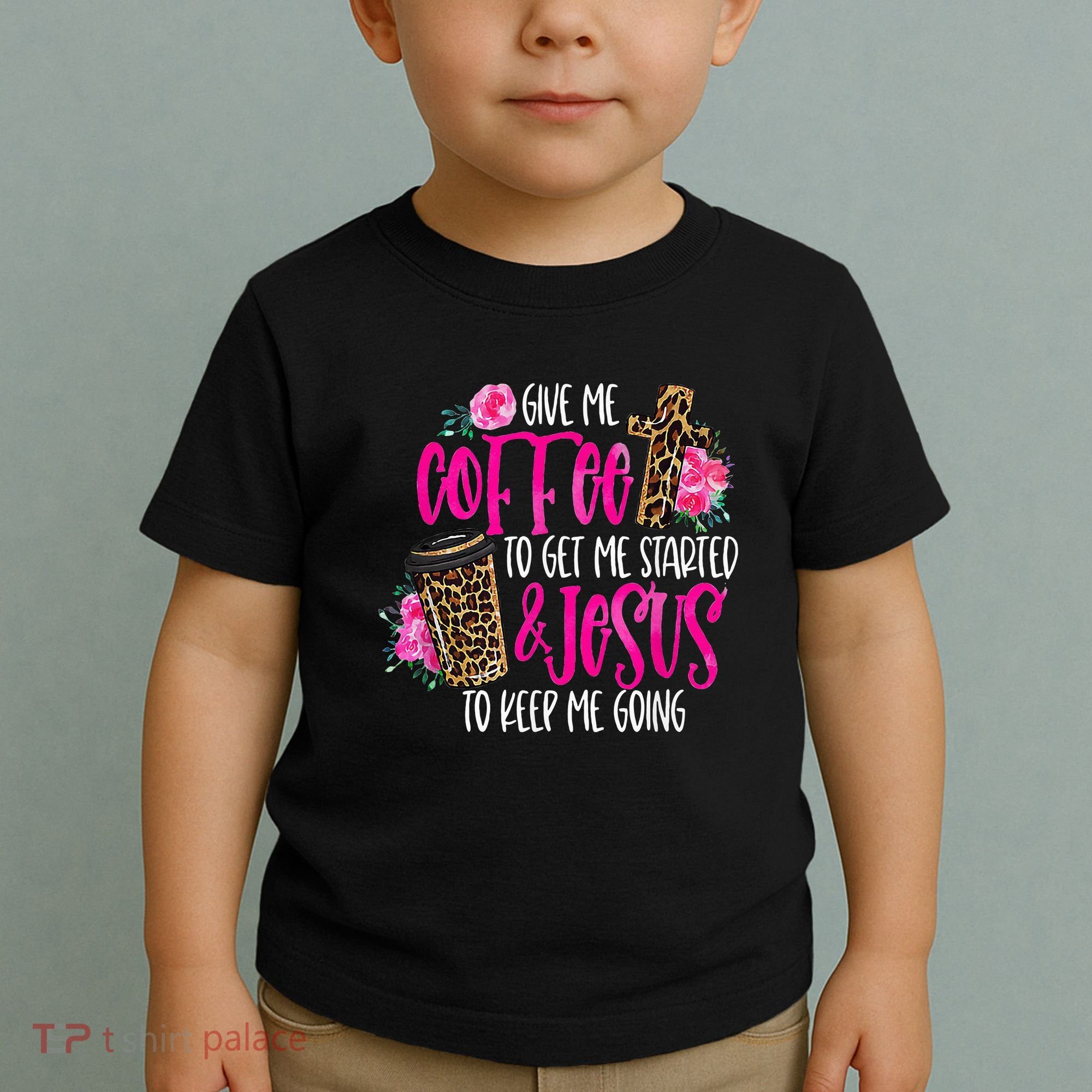 Coffee And Jesus Misses Plus Size Teacher Toddler T-Shirt