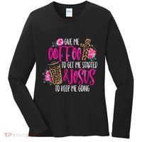 Coffee And Jesus Misses Plus Size Teacher Women's Long Sleeve Shirt thumb 0