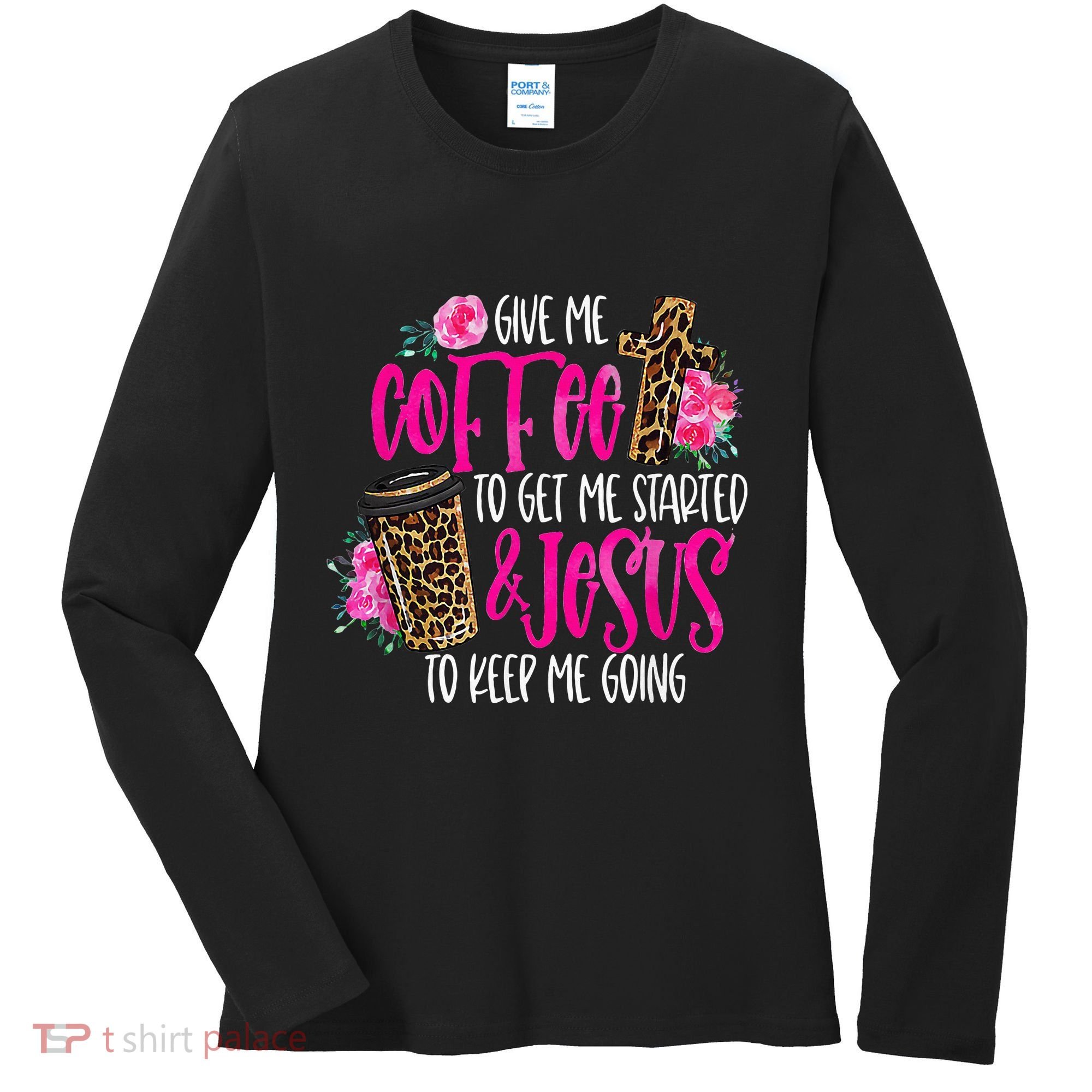 Coffee And Jesus Misses Plus Size Teacher Women's Long Sleeve Shirt