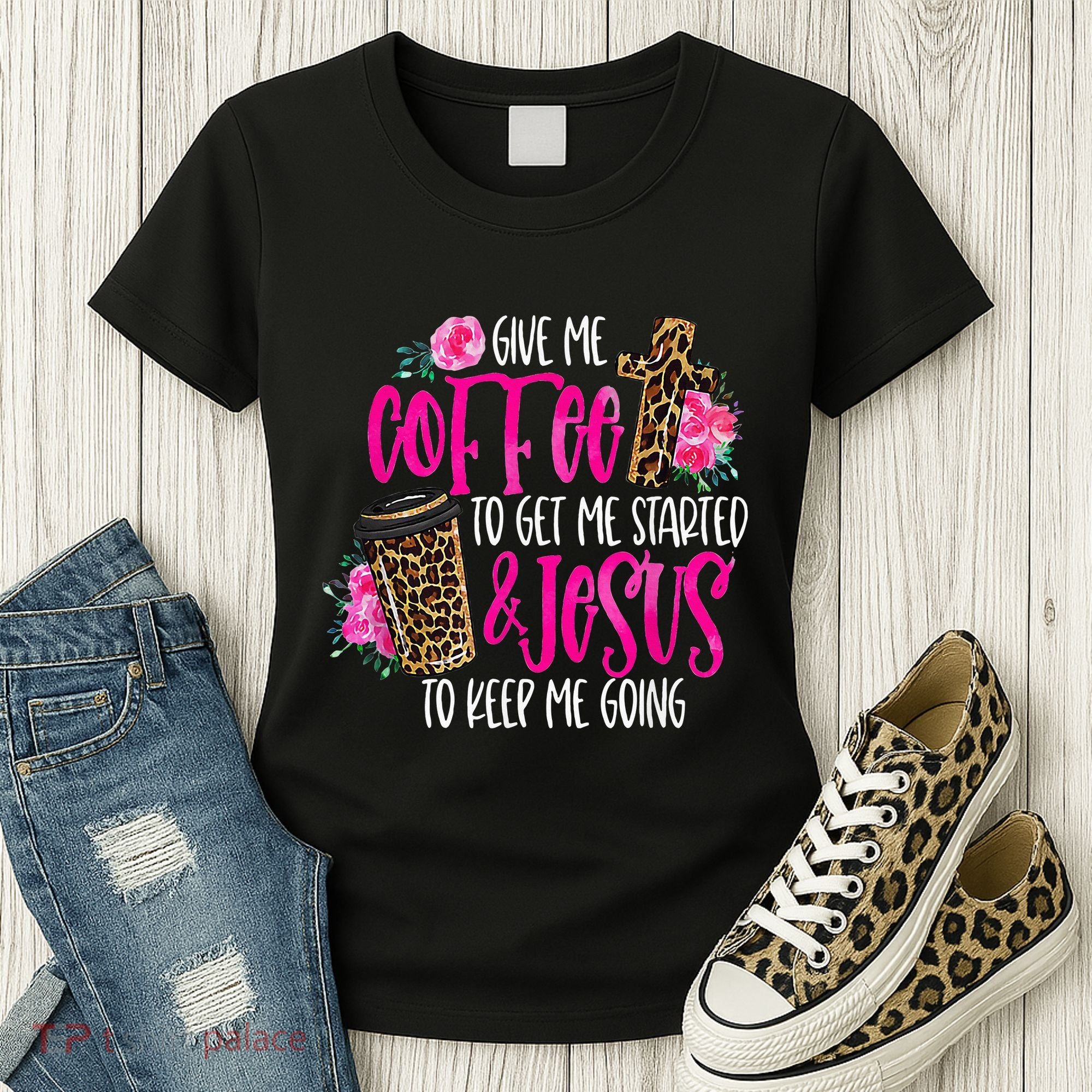 Coffee And Jesus Misses Plus Size Teacher Women's T-Shirt