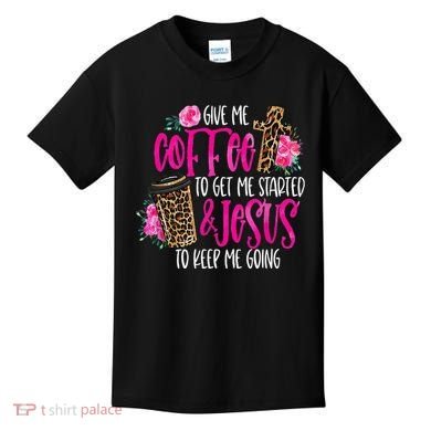 Coffee And Jesus Misses Plus Size Teacher Kids T-Shirt