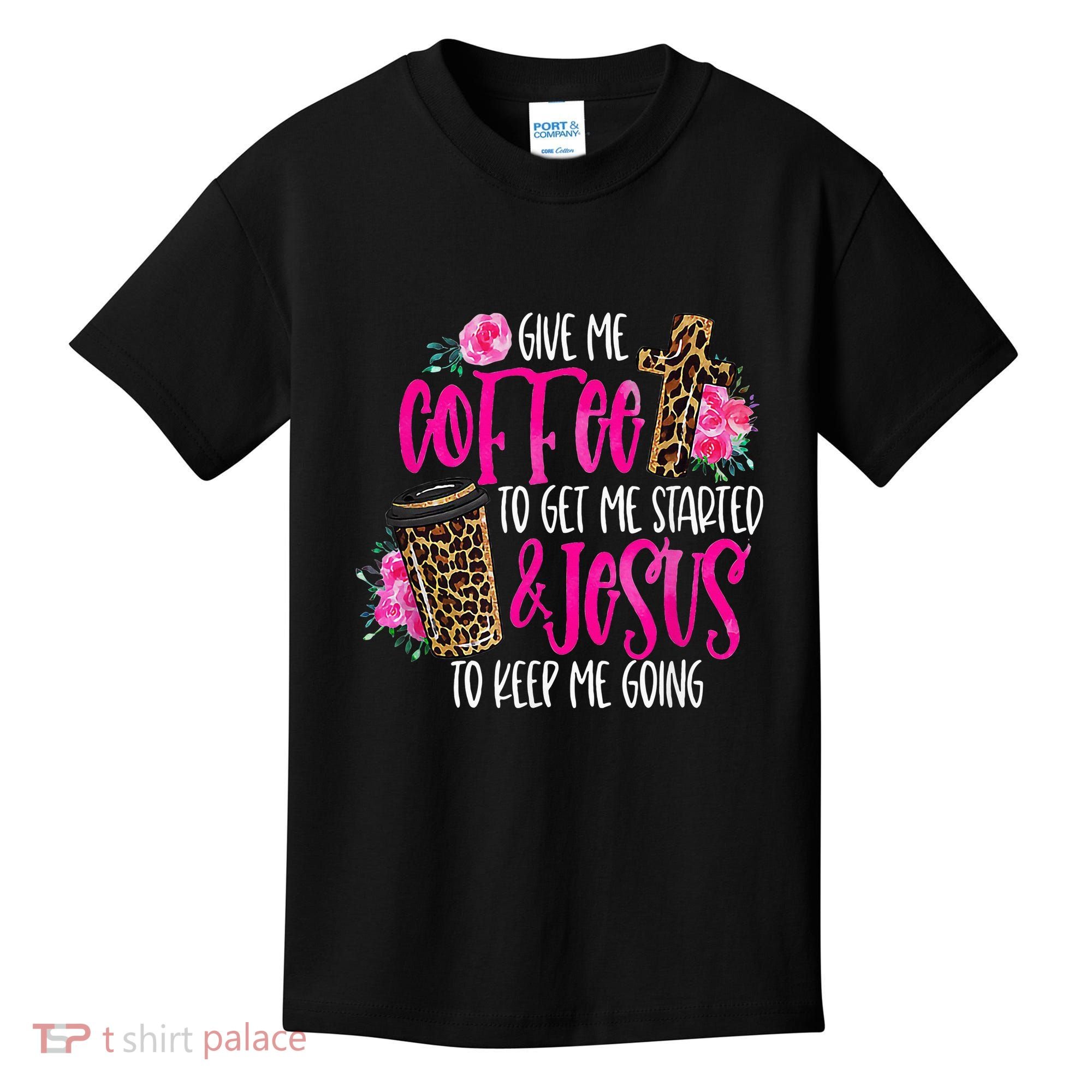 Coffee And Jesus Misses Plus Size Teacher Kids T-Shirt