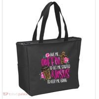 Coffee And Jesus Misses Plus Size Teacher Tote Bag thumb 2