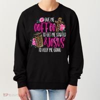 Coffee And Jesus  Womens Misses Unisex Plus Size Teacher Women's Sweatshirt thumb 0