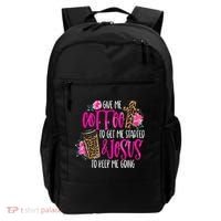 Coffee And Jesus  Womens Misses Unisex Plus Size Teacher Backpack thumb 0
