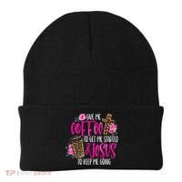 Coffee And Jesus  Womens Misses Unisex Plus Size Teacher Beanie thumb 0