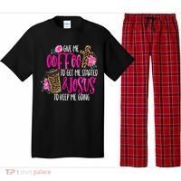 Coffee And Jesus  Womens Misses Unisex Plus Size Teacher Pajama Set thumb 0