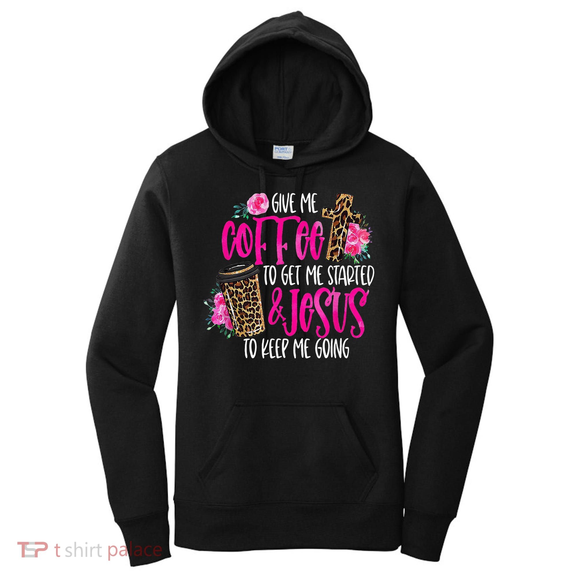 Coffee And Jesus  Womens Misses Unisex Plus Size Teacher Women's Hoodie