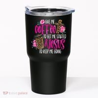 Coffee And Jesus  Womens Misses Unisex Plus Size Teacher Tumbler thumb 0