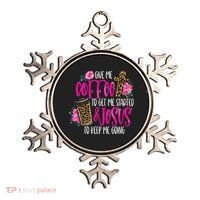Coffee And Jesus  Womens Misses Unisex Plus Size Teacher Ornament thumb 0