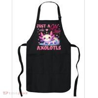 Cute Axolotl Just A Girl Who Loves Axolotls 2 Apron thumb 0