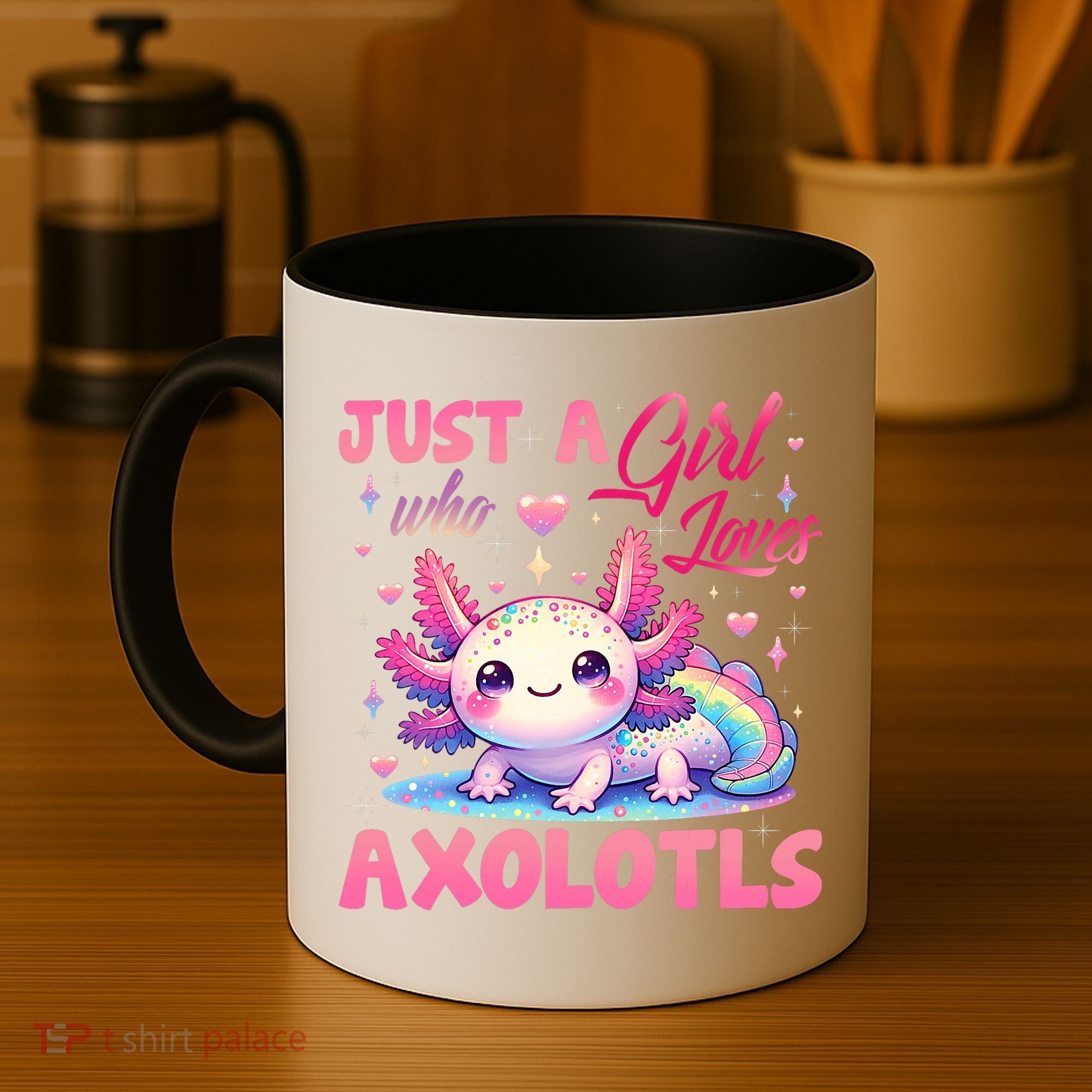 Cute Axolotl Just A Girl Who Loves Axolotls 2 Coffee Mug