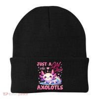 Cute Axolotl Just A Girl Who Loves Axolotls 2 Beanie thumb 0