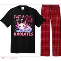 Cute Axolotl Just A Girl Who Loves Axolotls 2 Pajama Set thumb 0