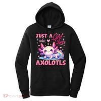 Cute Axolotl Just A Girl Who Loves Axolotls 2 Women's Hoodie thumb 0