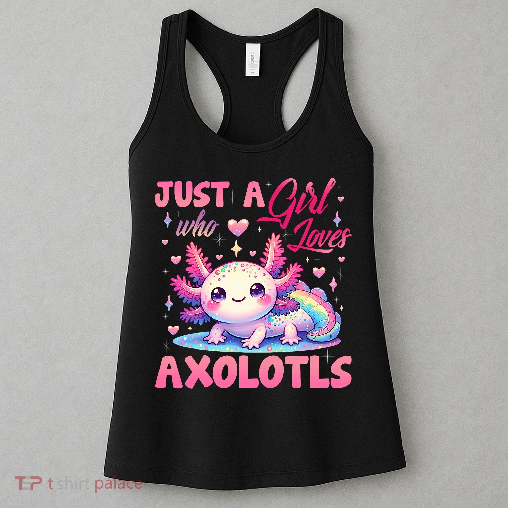 Cute Axolotl Just A Girl Who Loves Axolotls 2 Women's Tank Top