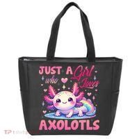 Cute Axolotl Just A Girl Who Loves Axolotls 2 Tote Bag thumb 0