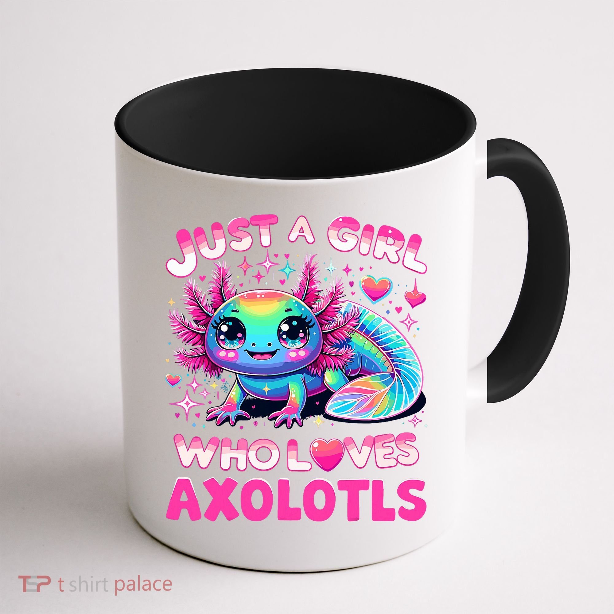 Cute Axolotl Just A Girl Who Loves Axolotls Coffee Mug