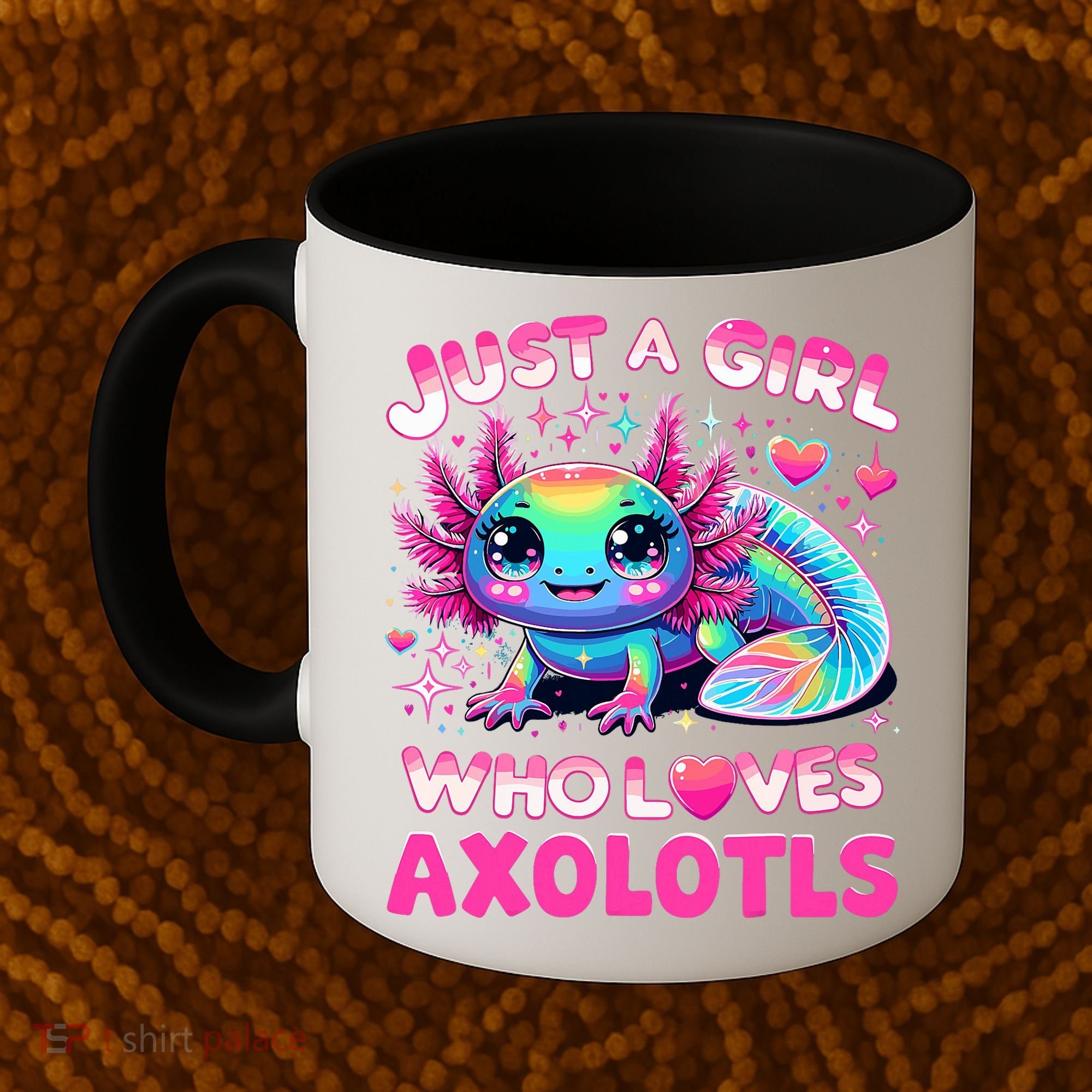 Cute Axolotl Just A Girl Who Loves Axolotls Coffee Mug