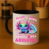 Cute Axolotl Just A Girl Who Loves Axolotls Coffee Mug thumb 4