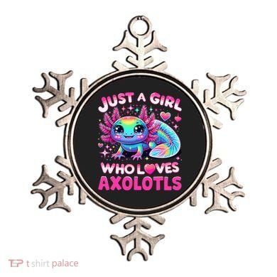 Cute Axolotl Just A Girl Who Loves Axolotls Ornament