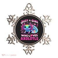 Cute Axolotl Just A Girl Who Loves Axolotls Ornament thumb 0