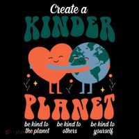 Create A Kinder Planet Earth Day Awareness Cute Toddler Hoodie thumb 2