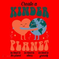 Create A Kinder Planet Earth Day Awareness Cute Santa Hat thumb 1
