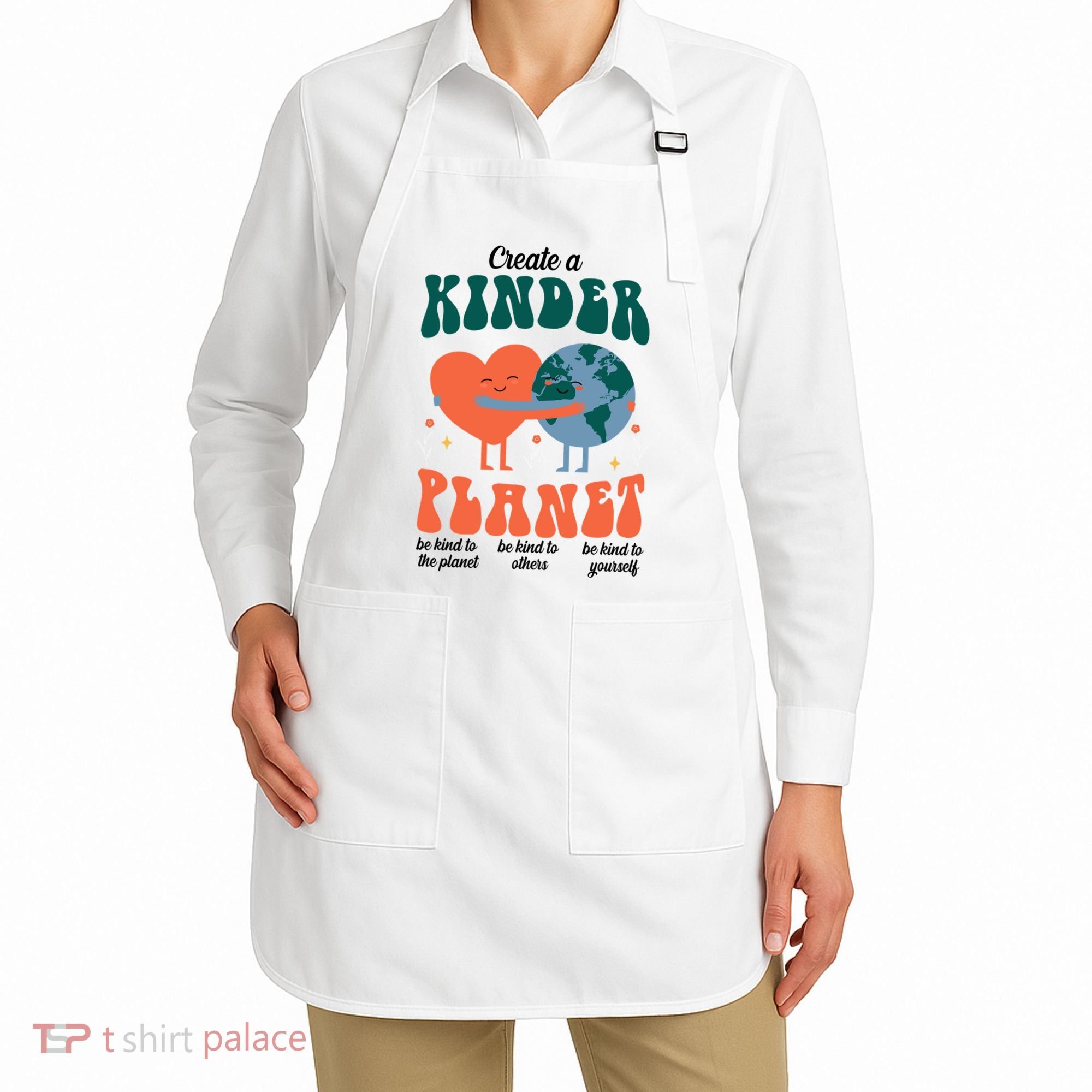 Create A Kinder Planet Earth Day Awareness Cute Apron
